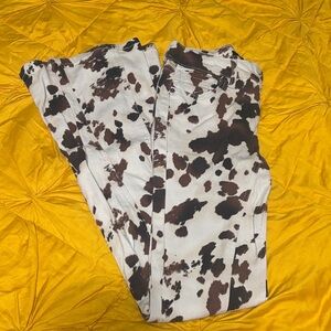 Forever 21 Cow Patterned Pants